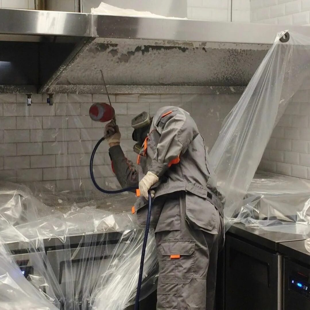 Kitchen hood cleaning